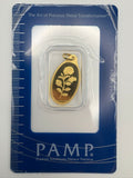 PAMP 2.5g Rosa Gold Minted Pendant In Assay